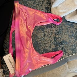 New Hot pink bathing suit top